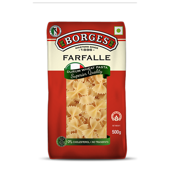 Borges Drum Wheat Pasta - Farfalle