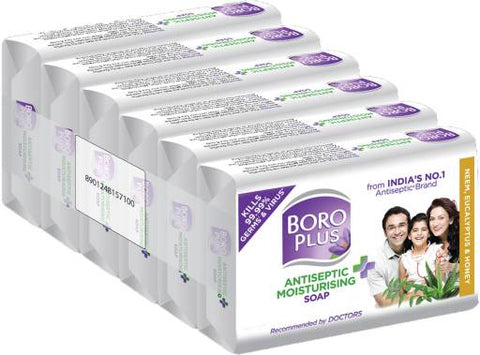 Boroplus Antiseptic Moisturing Soap - Pack of 6